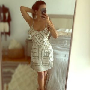 Parker embroidered dress